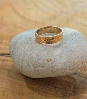 Bague Jonc Martelé