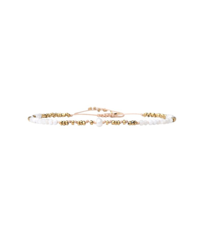 Bracelet Cordon perle culture