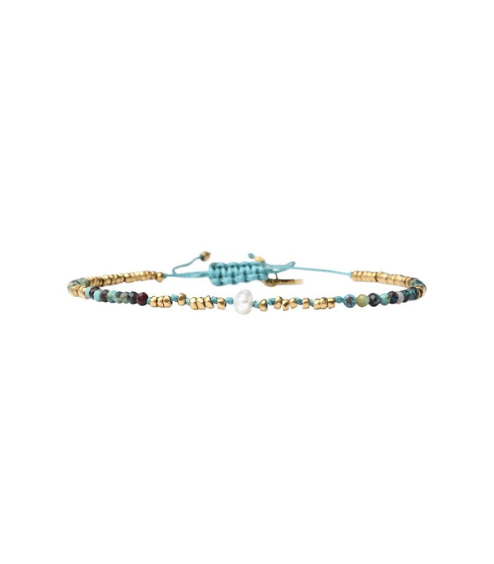 Bracelet Cordon perle culture