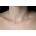 Collier Double Ovale