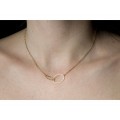 Collier Double Ovale