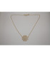 Collier chaine grande rosace
