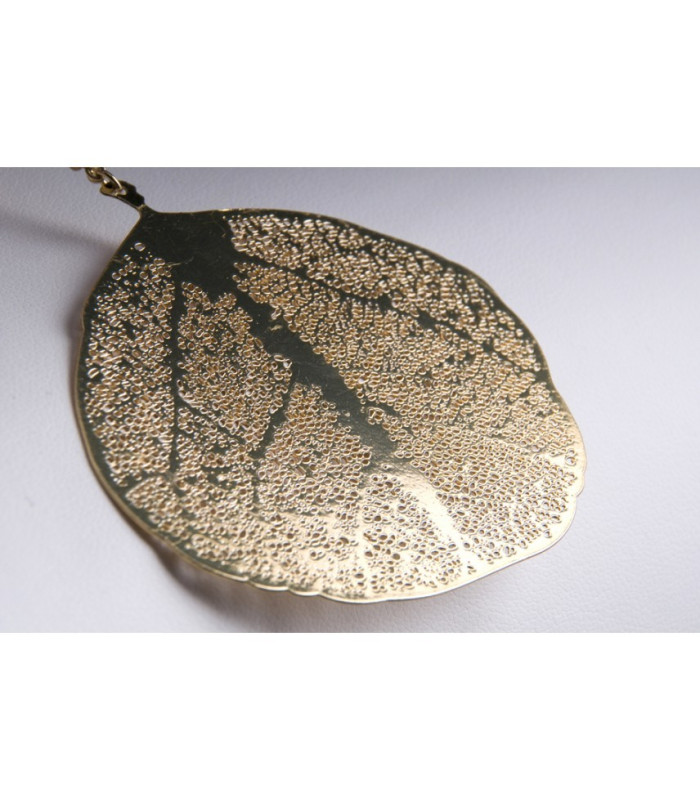 Sautoir Feuille Ajourée