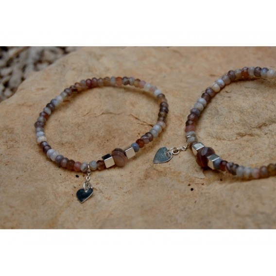 Bracelet perles naturelles