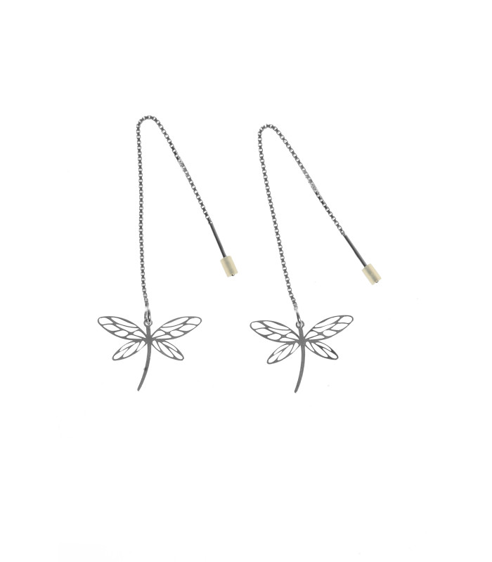 BO pendantes Libellule en argent