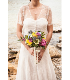 Collier chaine trèfle nacre