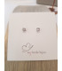 Boucles d'oreille strass