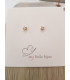 Boucles d'oreille strass