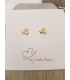 Boucles d'oreille 3 étoiles