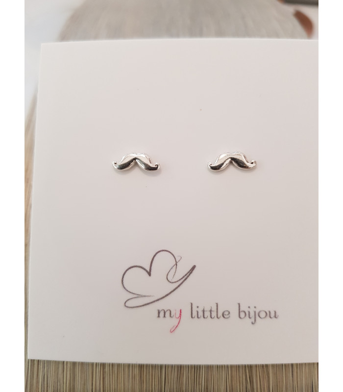 Boucles d'oreille Moustache