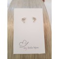 Boucles d'oreille Flamand Rose