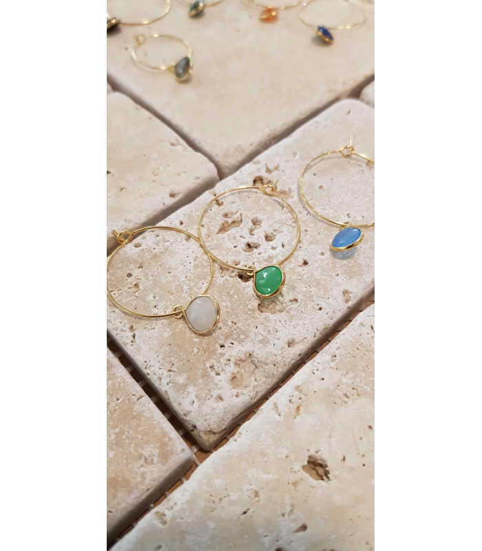 Créoles Pierres Sertie